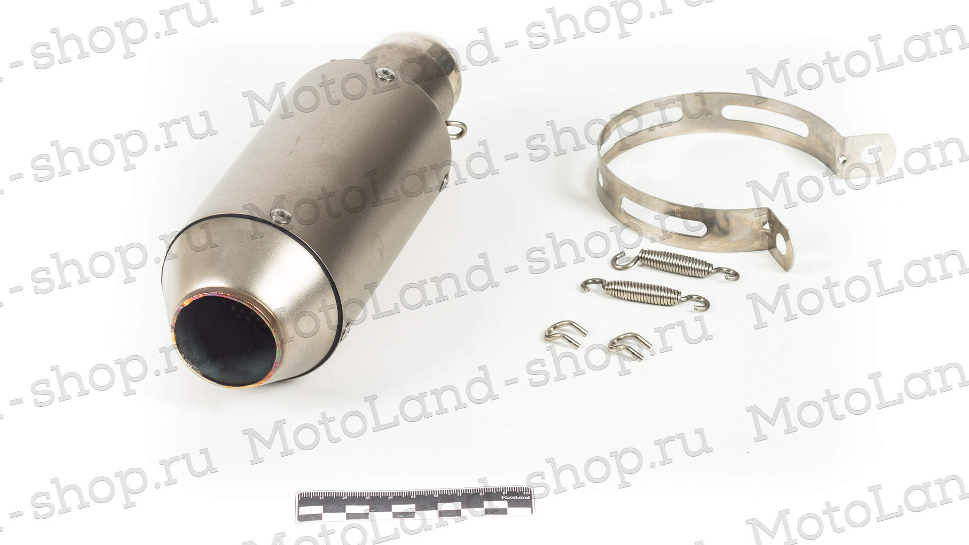 Глушитель AKRAPOVIC №13 круглый титан