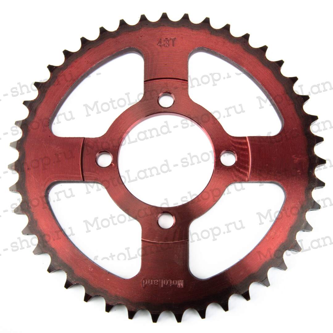 Венец, звезда ведомая (428-43) 4х70х54 красная