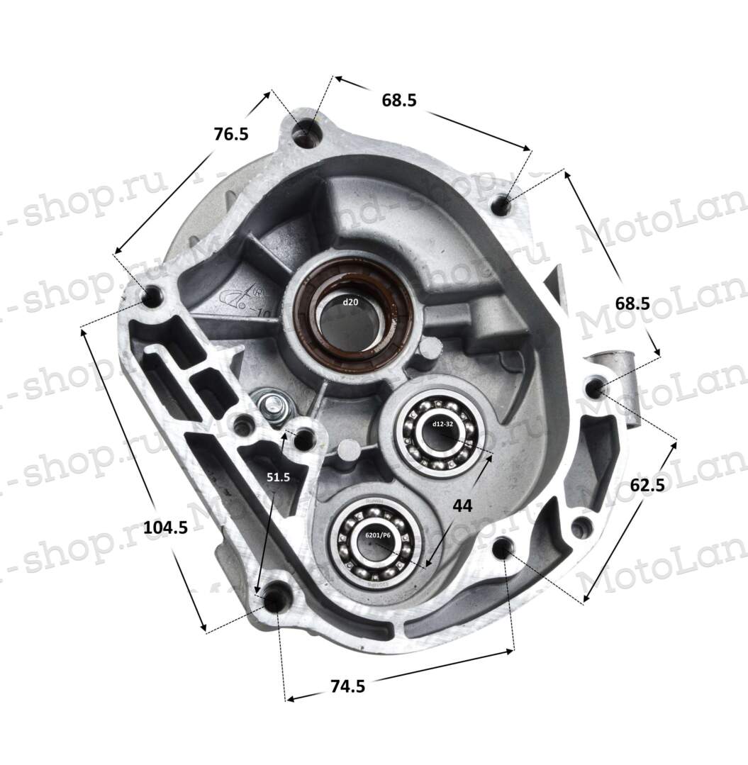 Крышка стартера 139QMB 50/80см3
