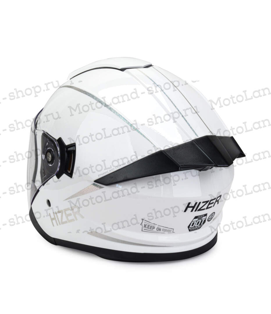 Шлем мото открытый HIZER 250 №2 (L) white