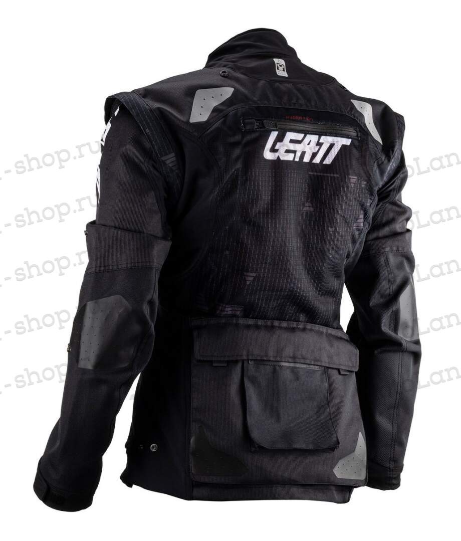 Куртка мото LEATT №10 black (текстиль) (S)