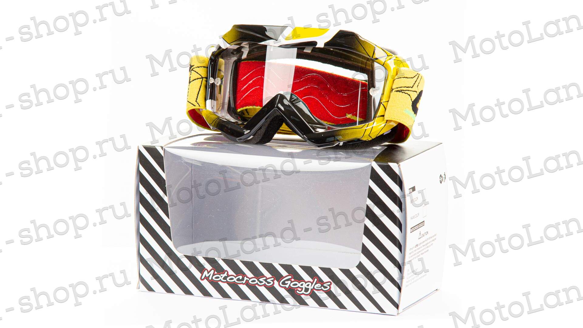 Очки Мотокросс GTX 5018 желтые (детские)