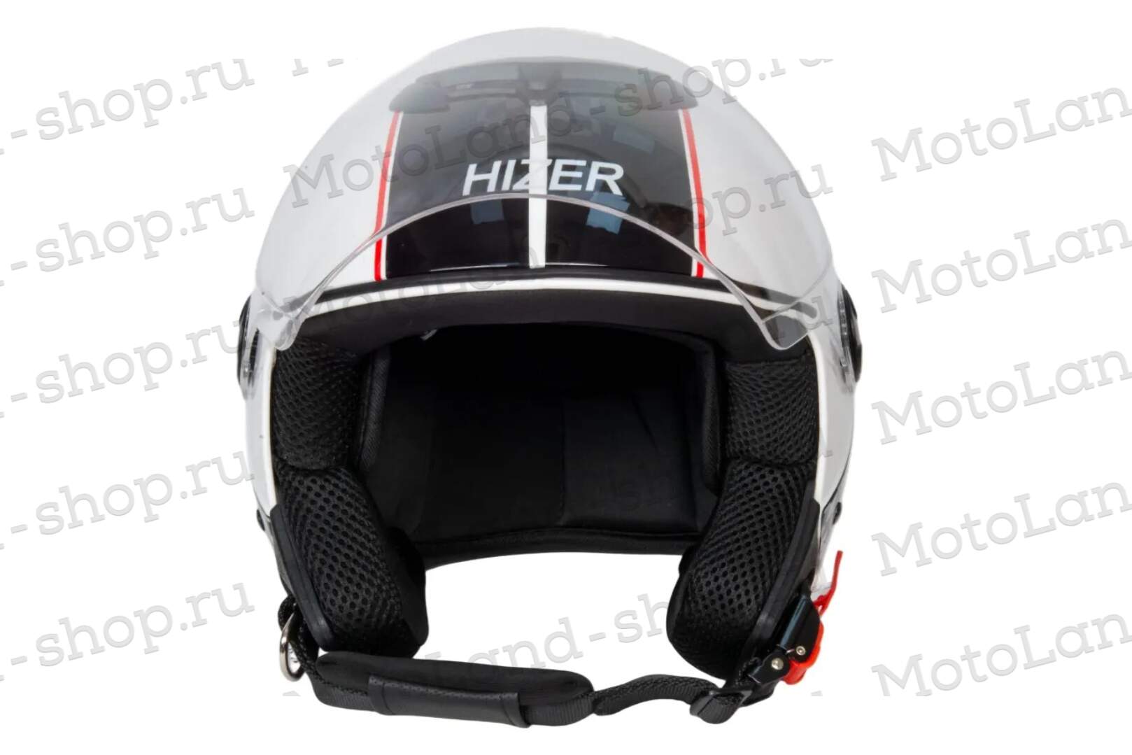 Шлем мото открытый HIZER 217 №1 (S) white