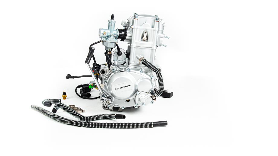 Двигатель 250см3 169MM CB250 (69x65) Zongshen 2 клапана/водянка, полный комплект