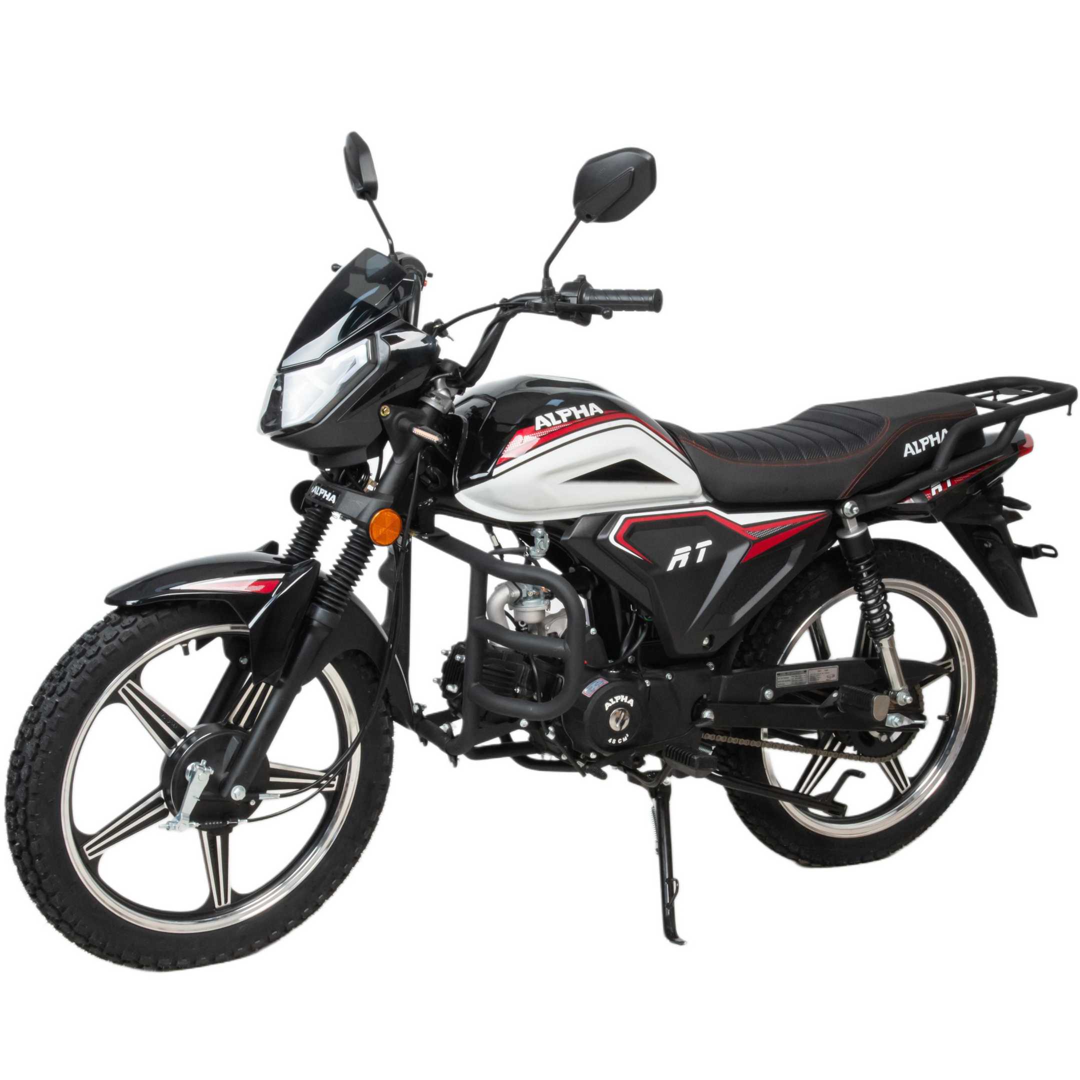 Мопед Motoland Альфа RT 11 (LM48-B) черный  (A)
