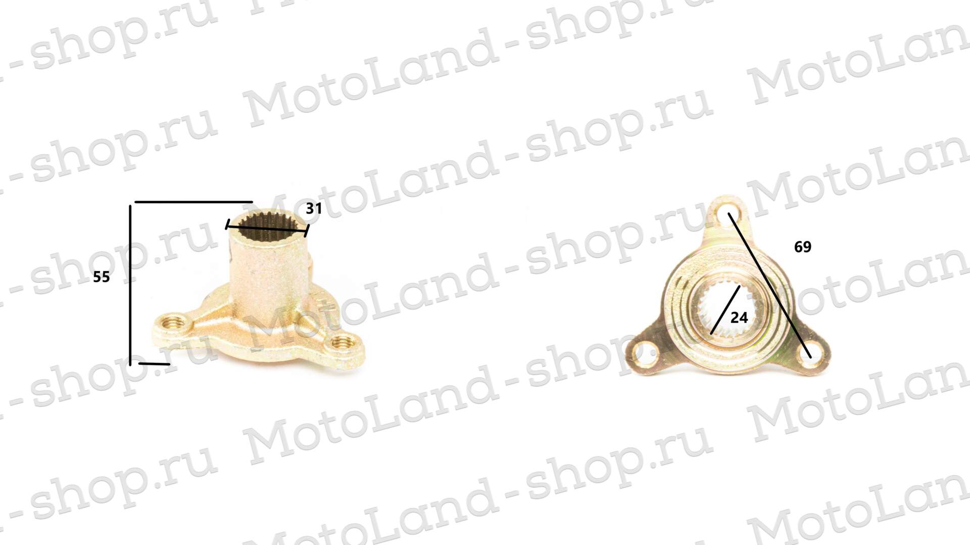 Ступица задней оси ATV RIDER