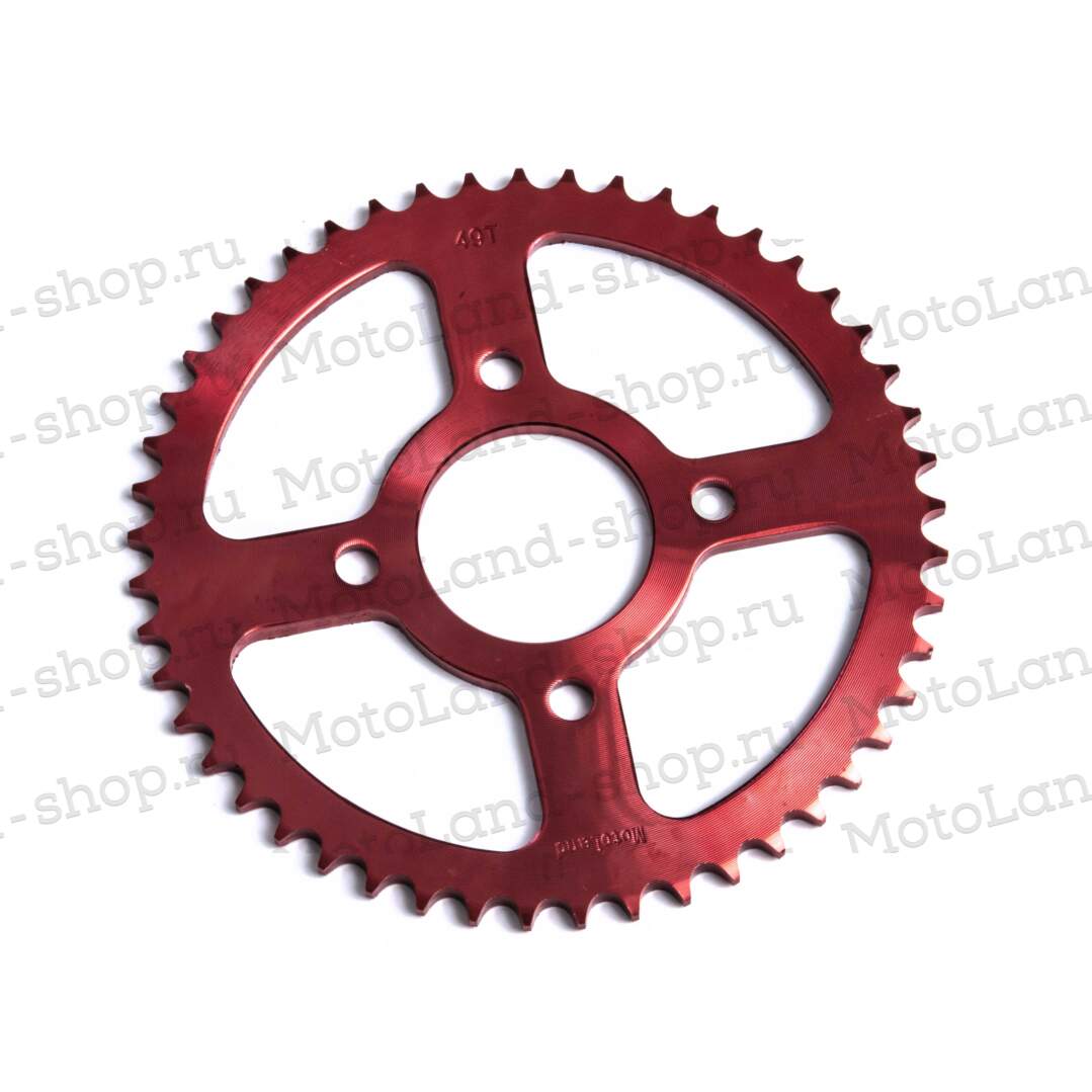 Венец, звезда ведомая (428-49) CG/CB 4х90х58 красная