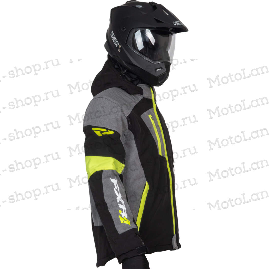 Куртка для снегохода FXR Yamaha Mission FX №6 black-gray (текстиль) (XXL)