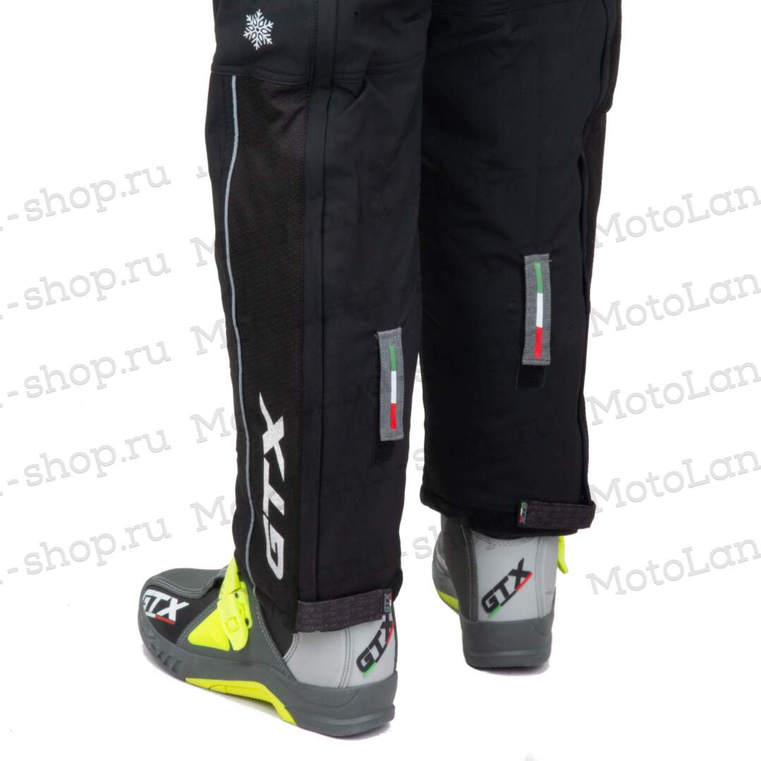 Штаны для снегохода GTX №1 black (текстиль) (M)