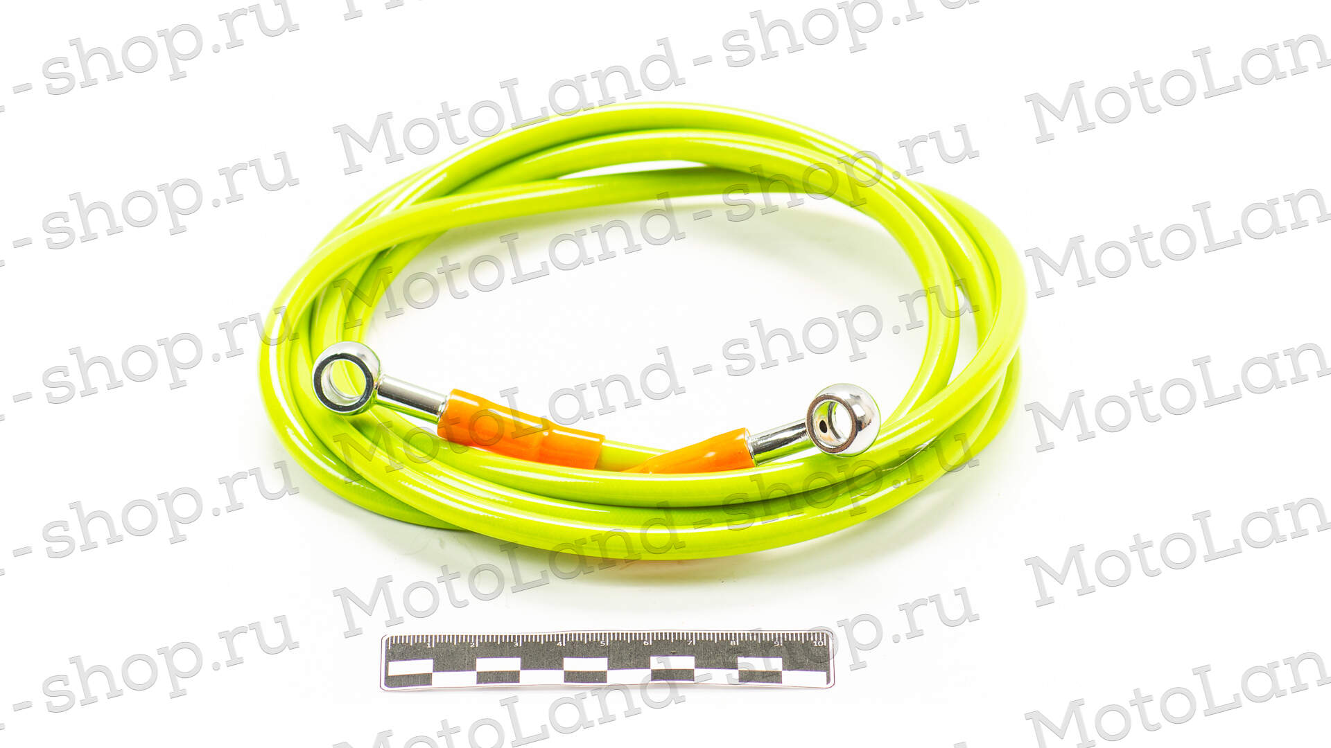 Шланг гидравлический тормозной (армированный) L=2000 d=10мм зеленый