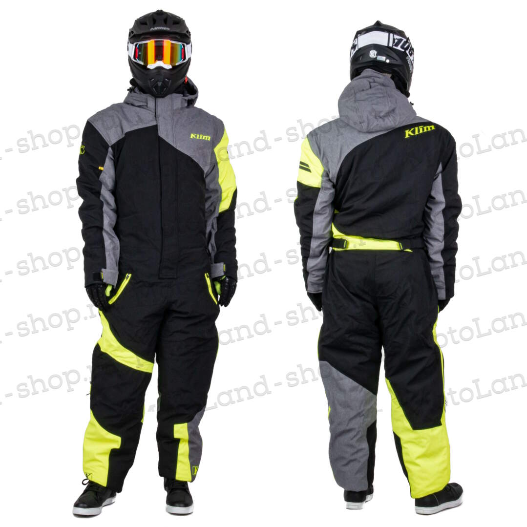 Комбинезон для снегохода KLIM RAILSLIDE №1 black-yellow (текстиль) (L)