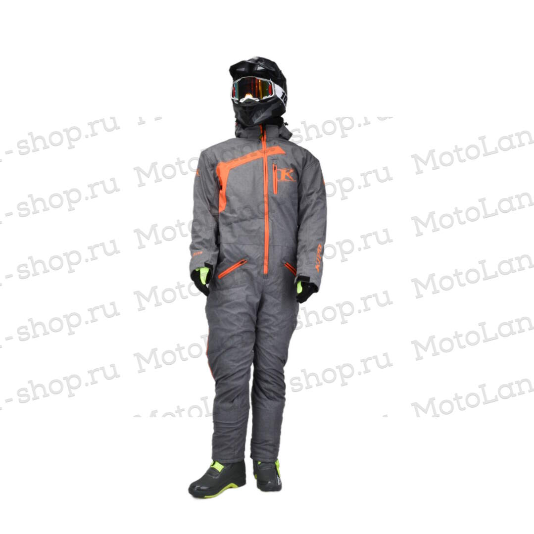 Комбинезон для снегохода KLIM RIPSA ONE-PIECE №2 gray-orange (текстиль) (XL)