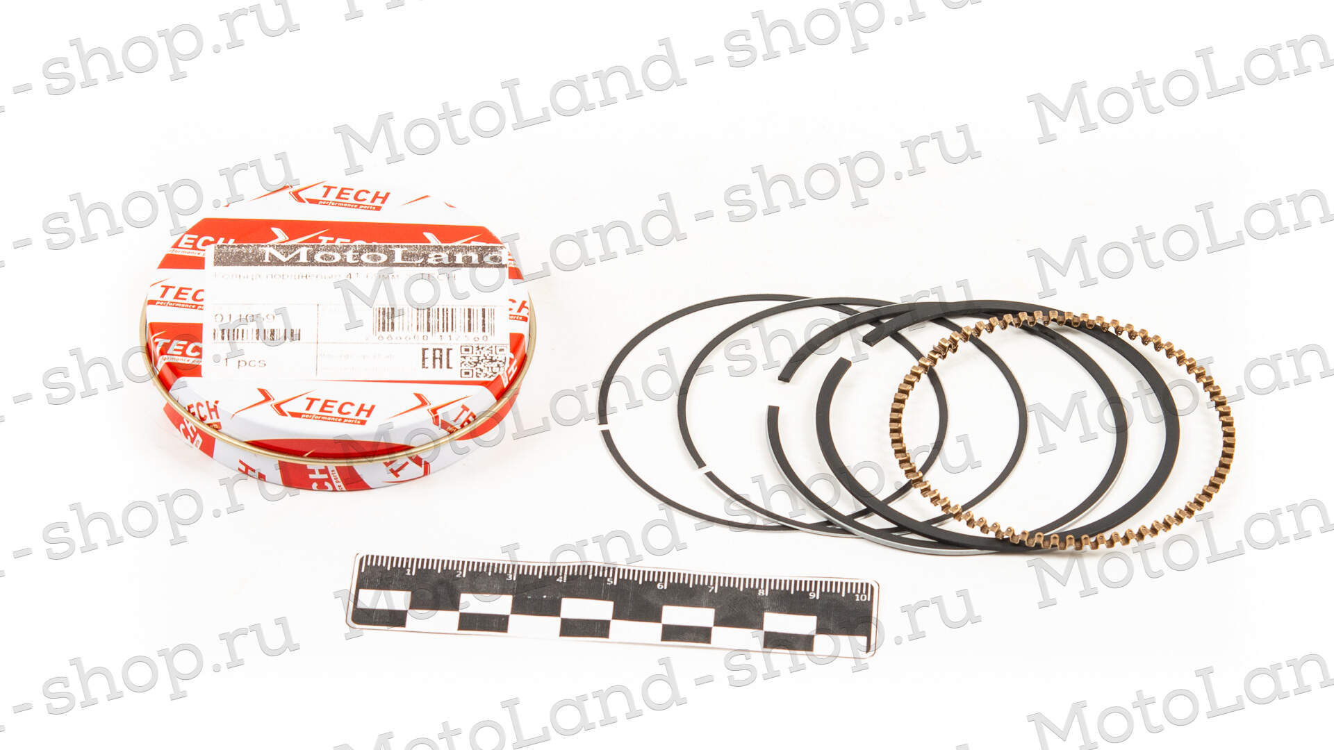 Кольца поршневые 4T d=69mm X-TECH