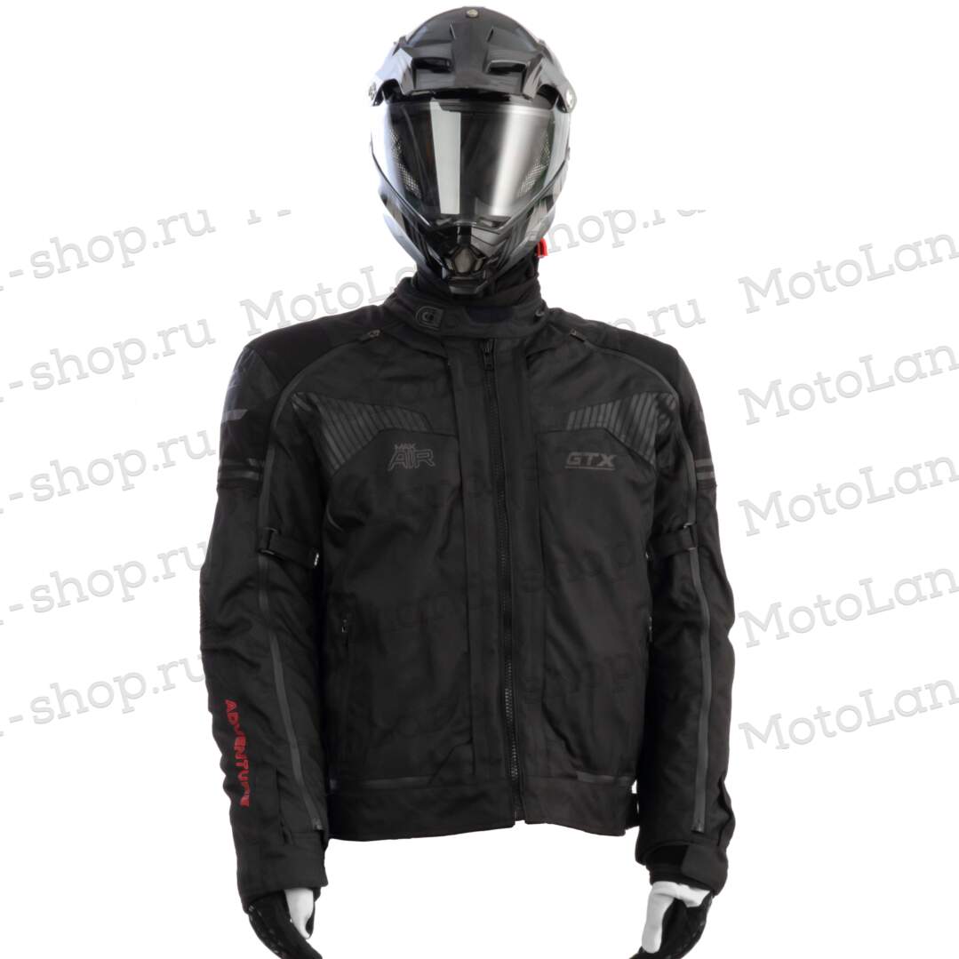Куртка мотоциклетная (текстиль) GTX EJ-2409 BLACK (M)