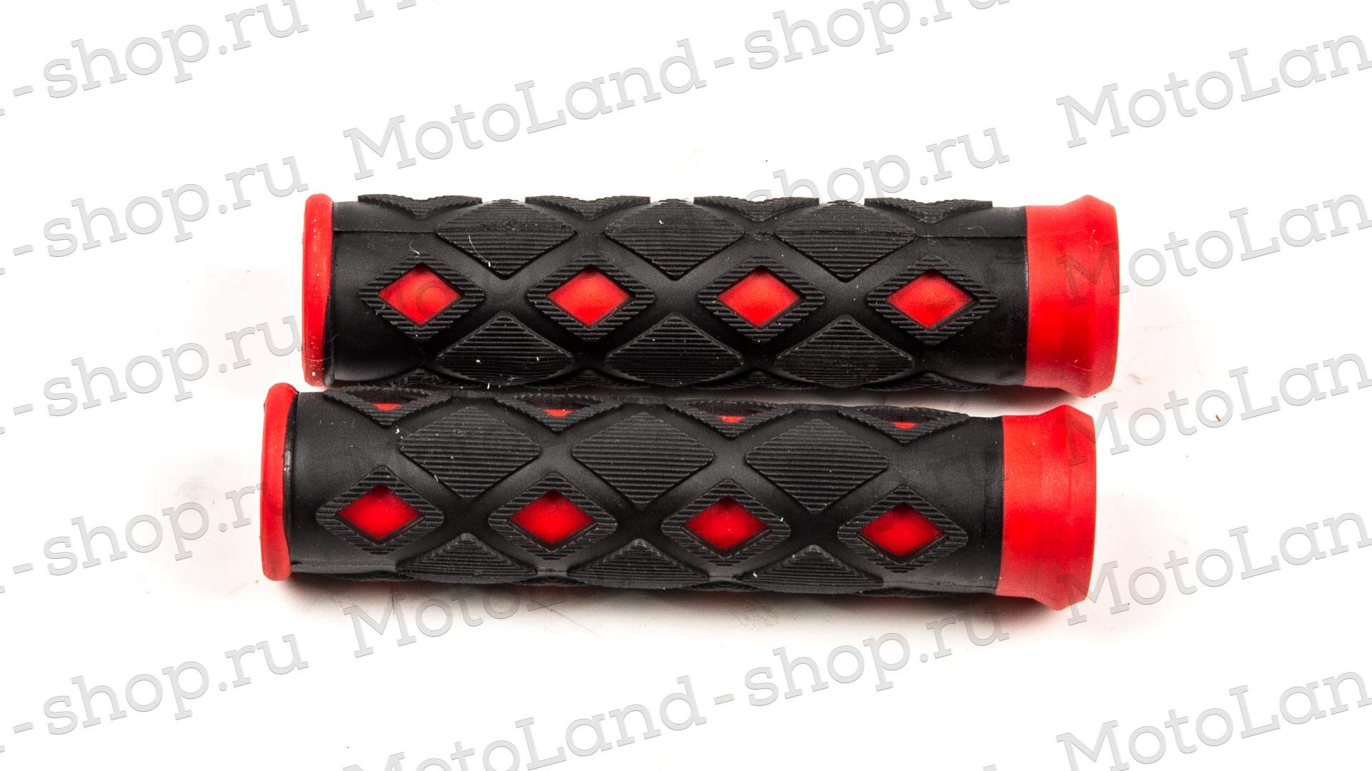 Резинки руля GW-08036-168 (125мм) (черн/красные)