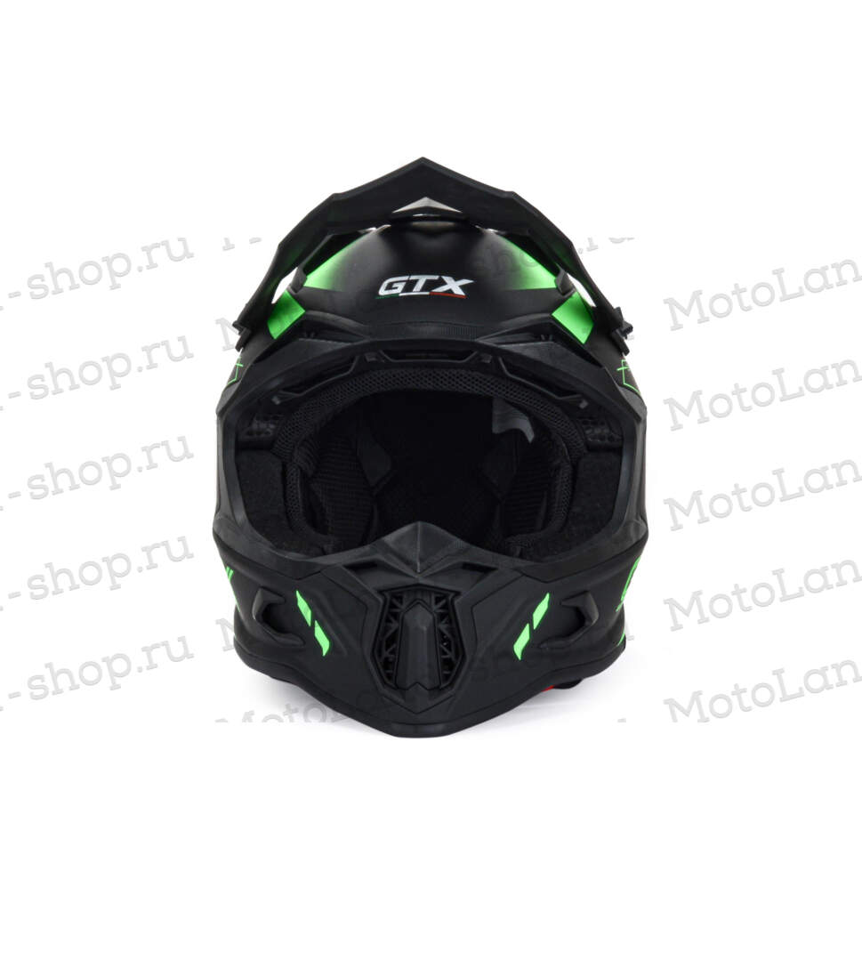 Шлем мото кроссовый GTX 635 №1 (S) GREEN