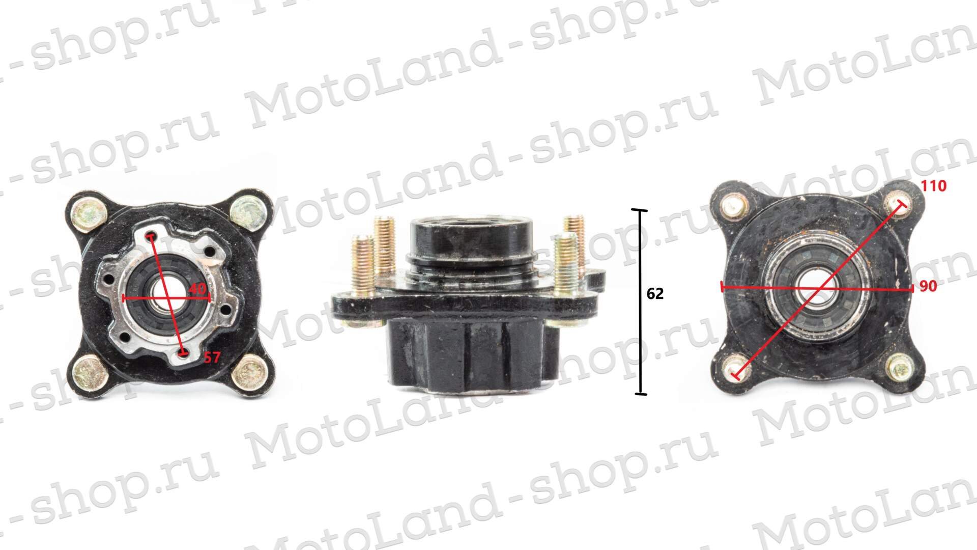 Ступица передняя правая в сборе ATV ADVENTURE