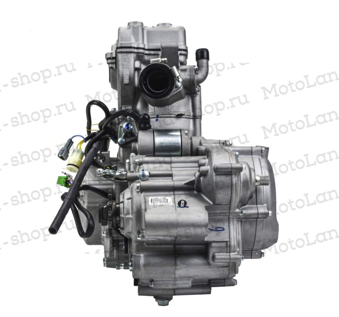 Двигатель 300см3 182MN NC450 Zongshen 4 клапана/водянка, полный комплект+радиаторы