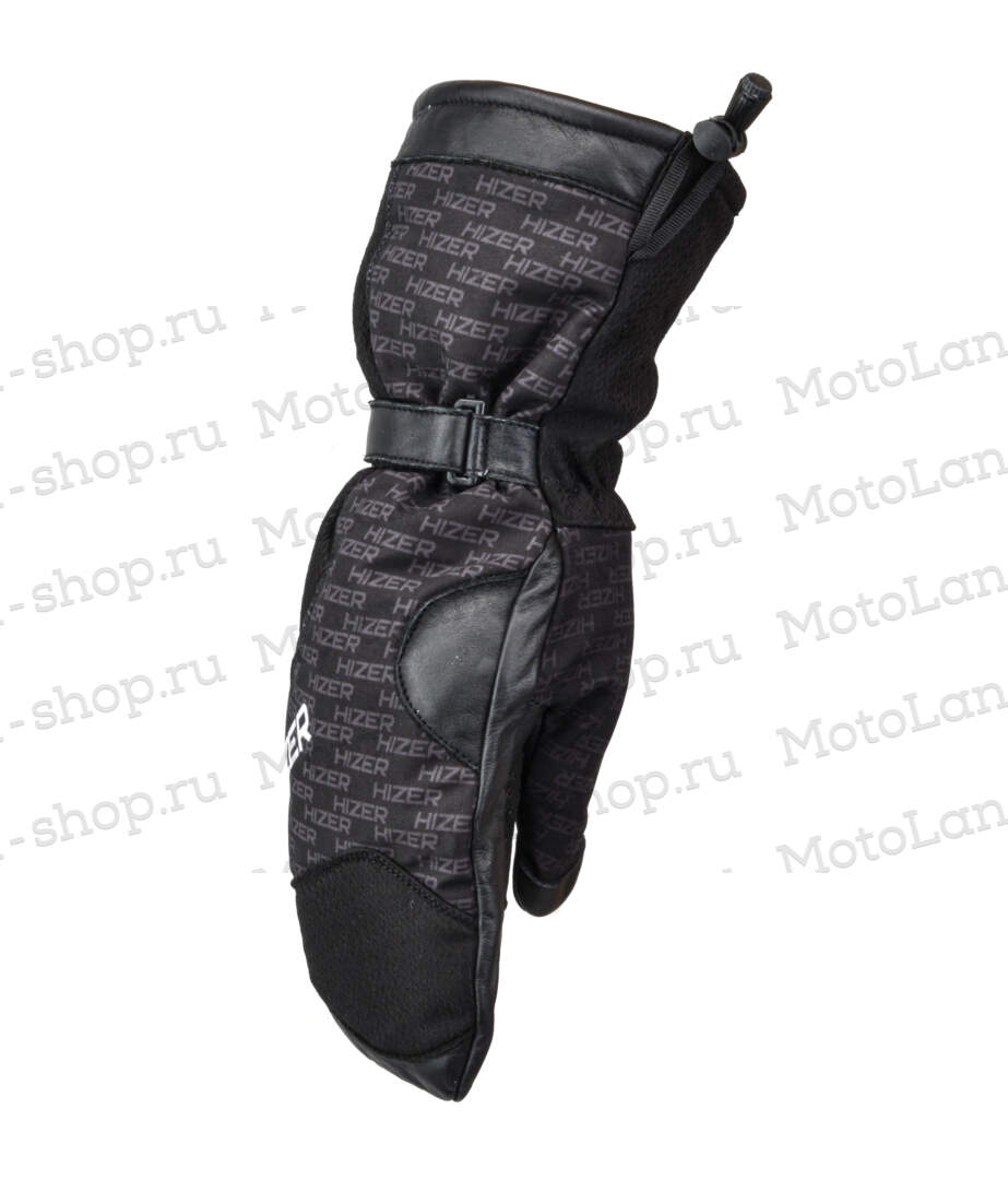 Перчатки для снегохода HIZER №3 black (L)