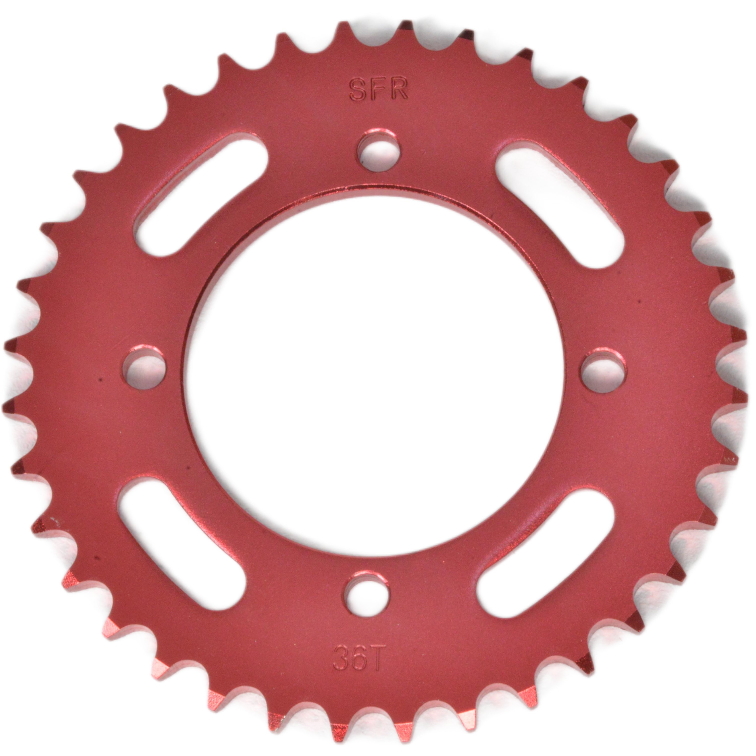 Венец, звезда ведомая (428H-36) SFR PIT BIKE 125-190 4х92х76 красная