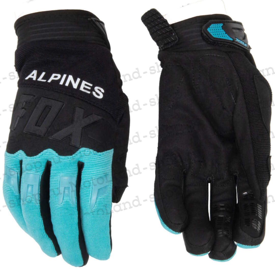 Перчатки мото FOX №3 black/green (S) мотокросс