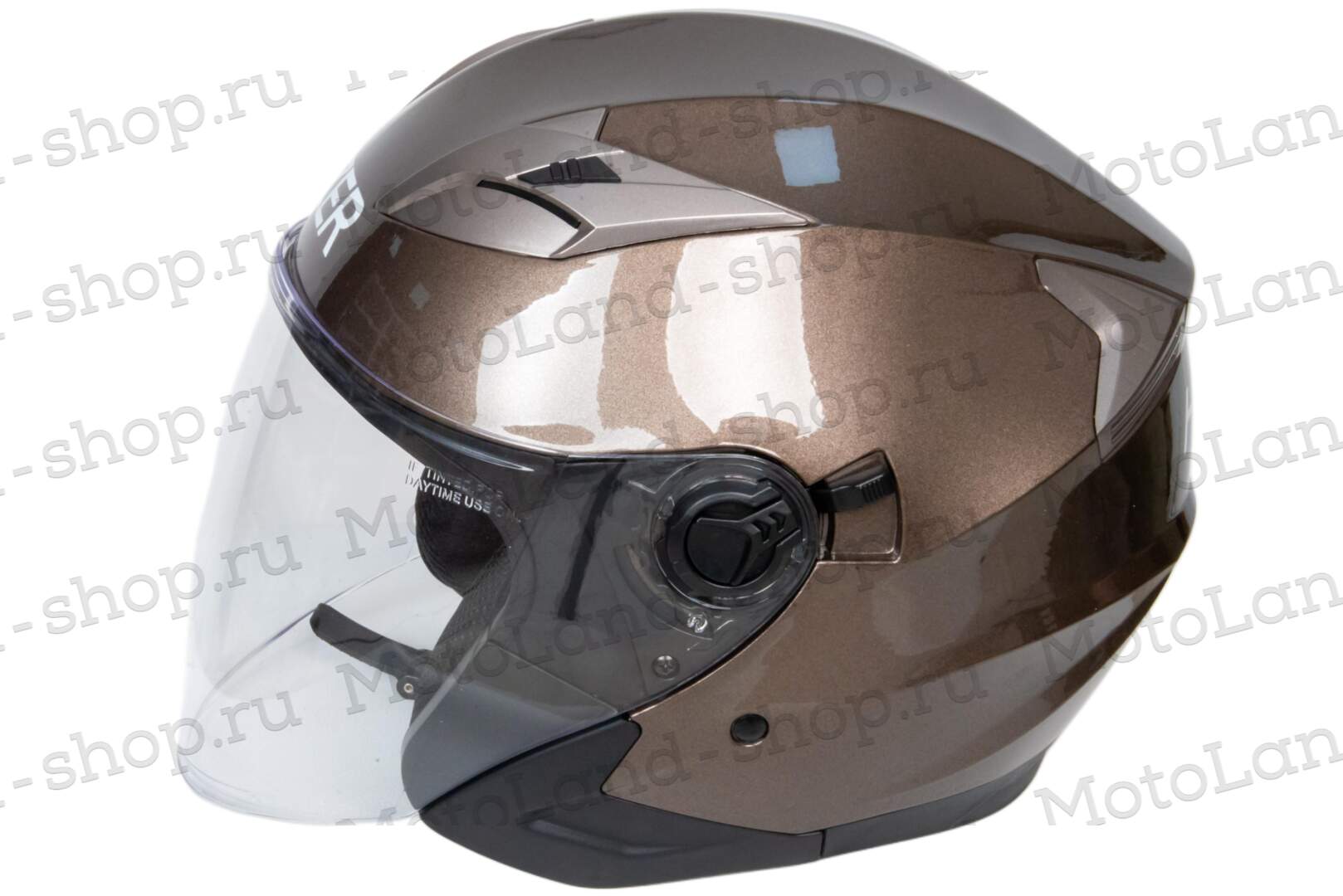 Шлем мото открытый HIZER B208 №1 (L) gray (2 визора)