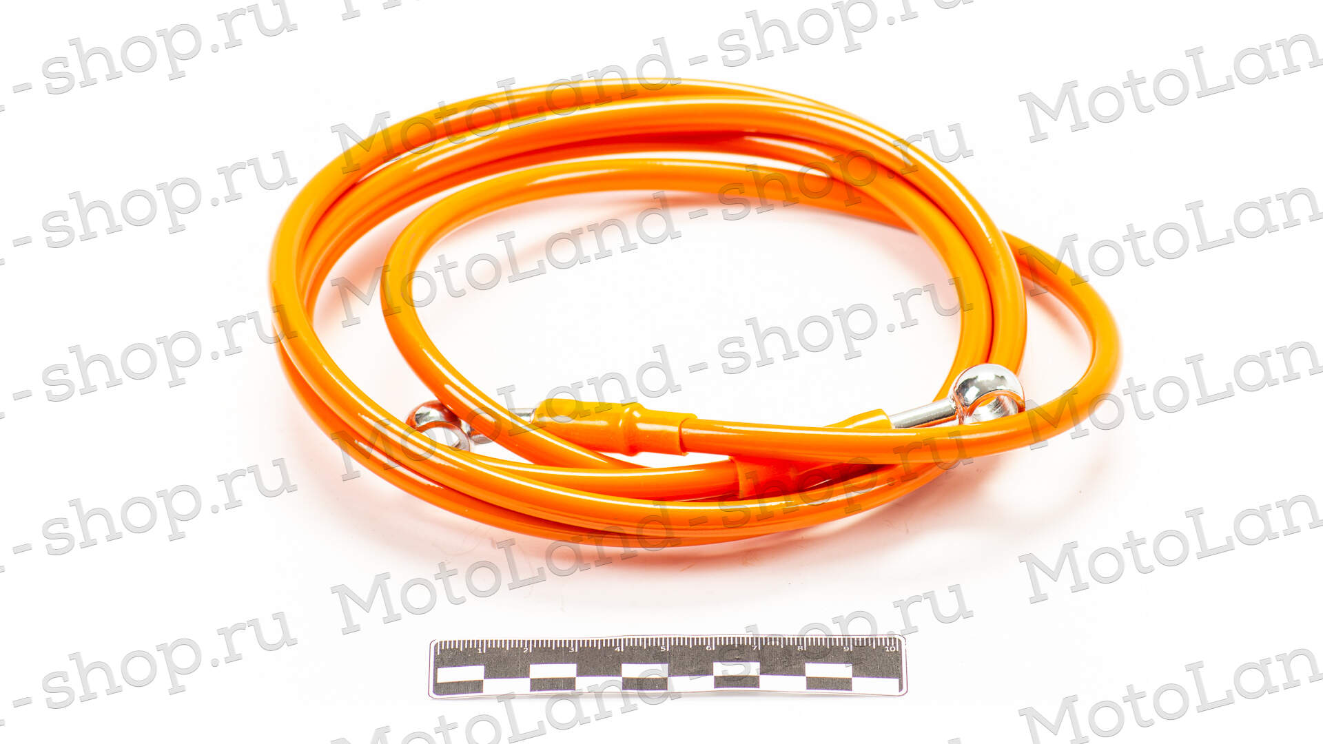 Шланг гидравлический тормозной (армированный) L=2000 d=10мм оранжевый