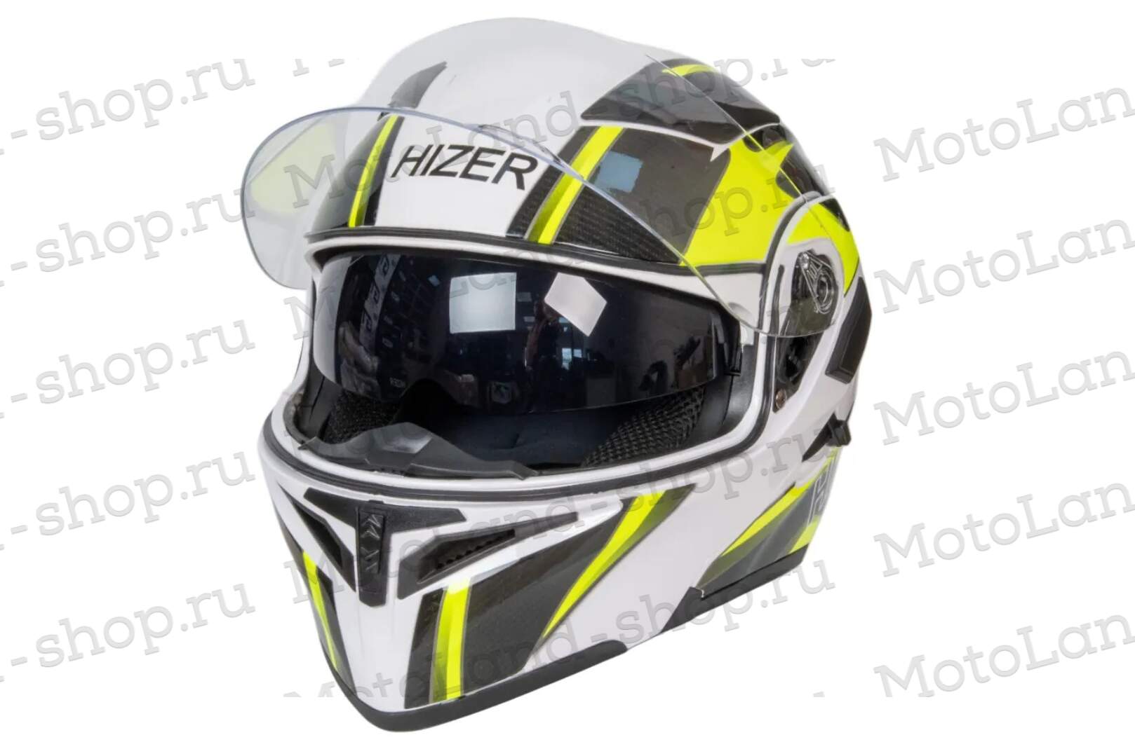 Шлем мото модуляр HIZER J5902 №2 (XL) (2 визора)