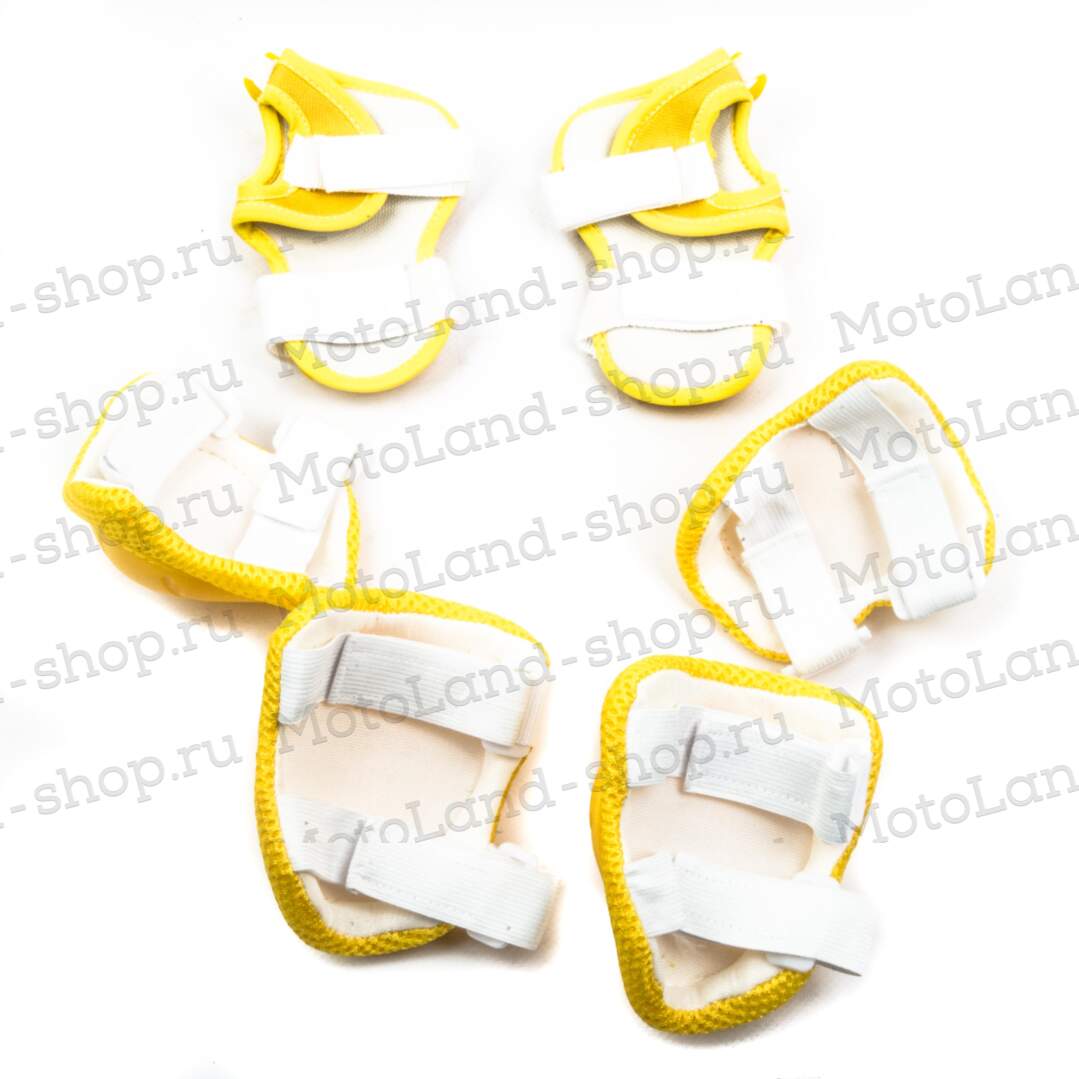 Защита детская (комплект) HE05044 (M) желтая