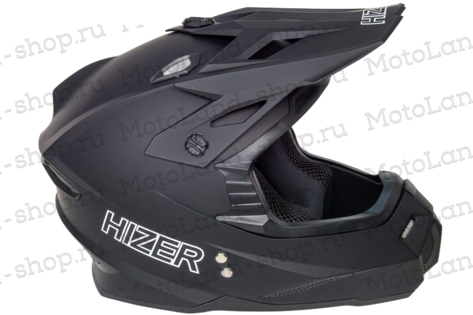 Шлем мото кроссовый HIZER J6801 №3 (L) matt black