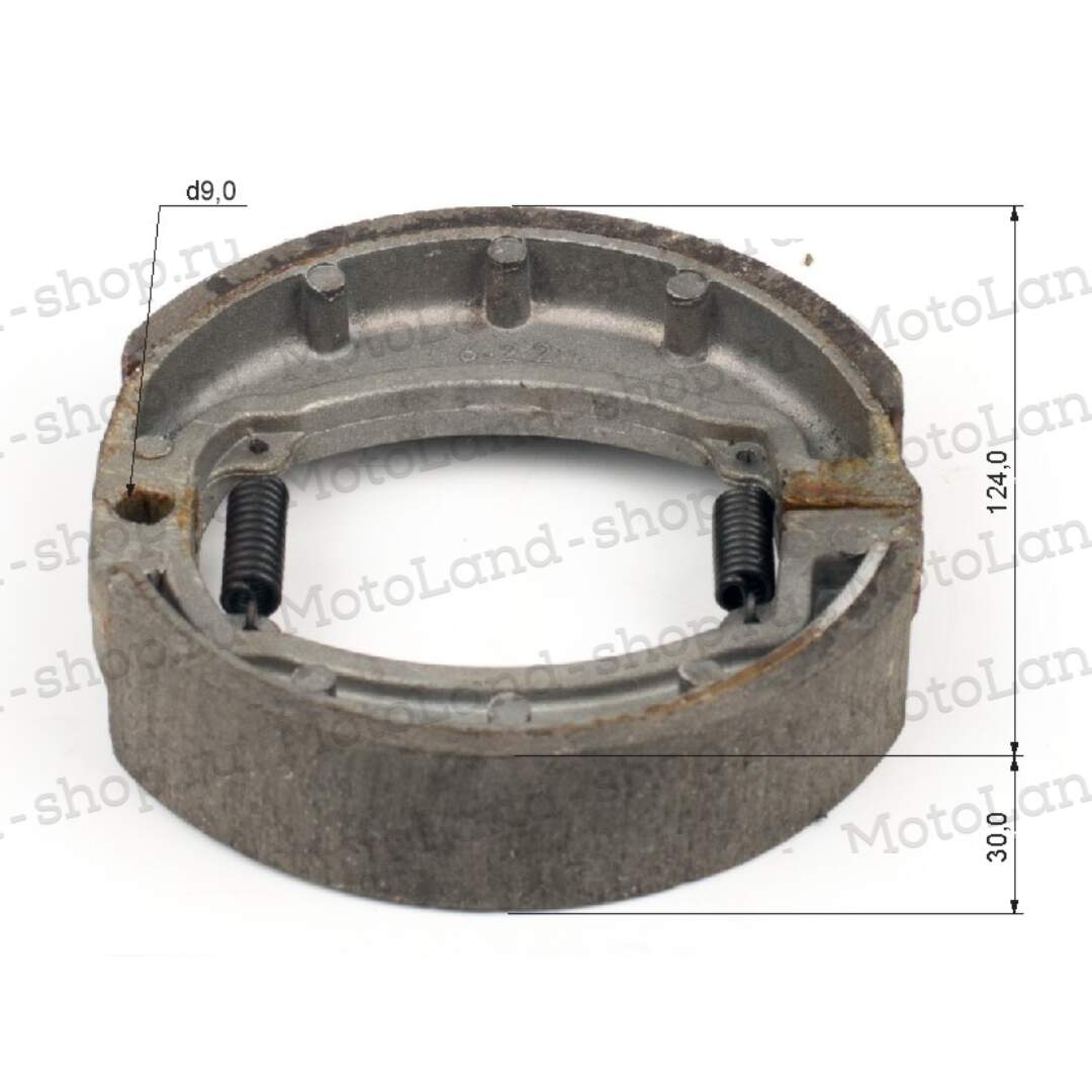 Колодки задние барабанные (пара) Voyage 200