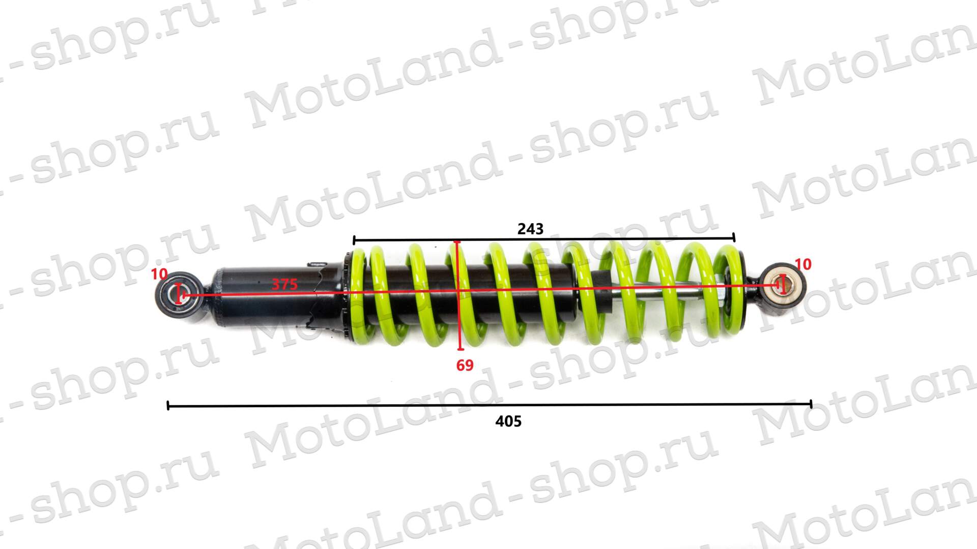 Амортизатор L=405 передний 375мм ATV WILD TRACK