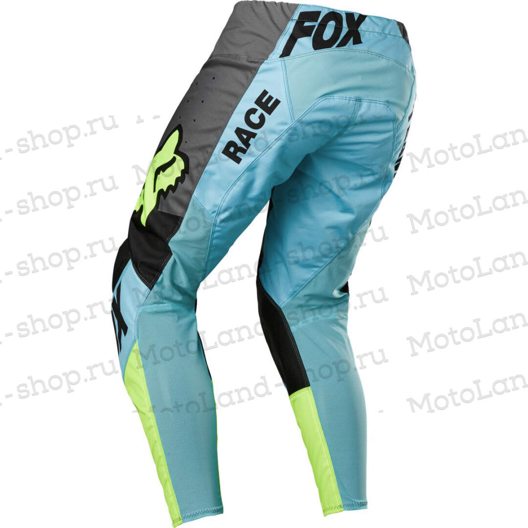 Штаны для мотокросса (детские) FOX №1 / Grey/Neon-Green (рост 130-140 см)