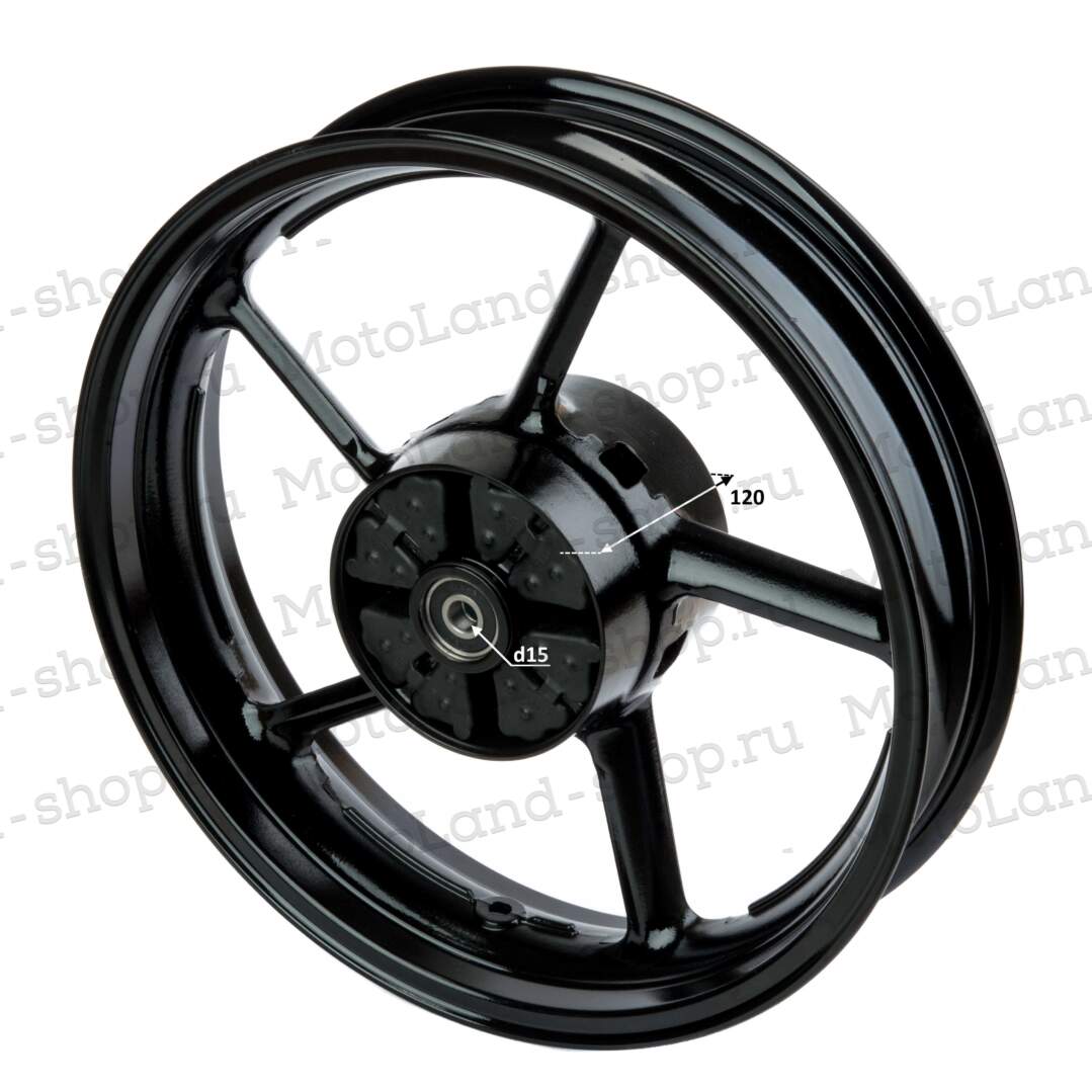 Обод задний литой (3,5-R17 d=15mm) Bandit