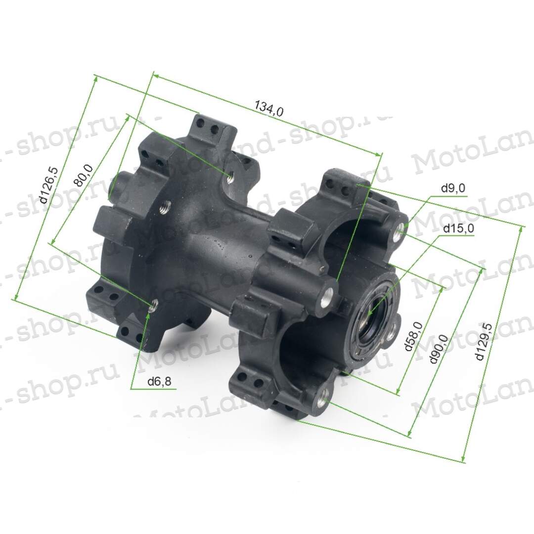 Ступица задняя TTR250