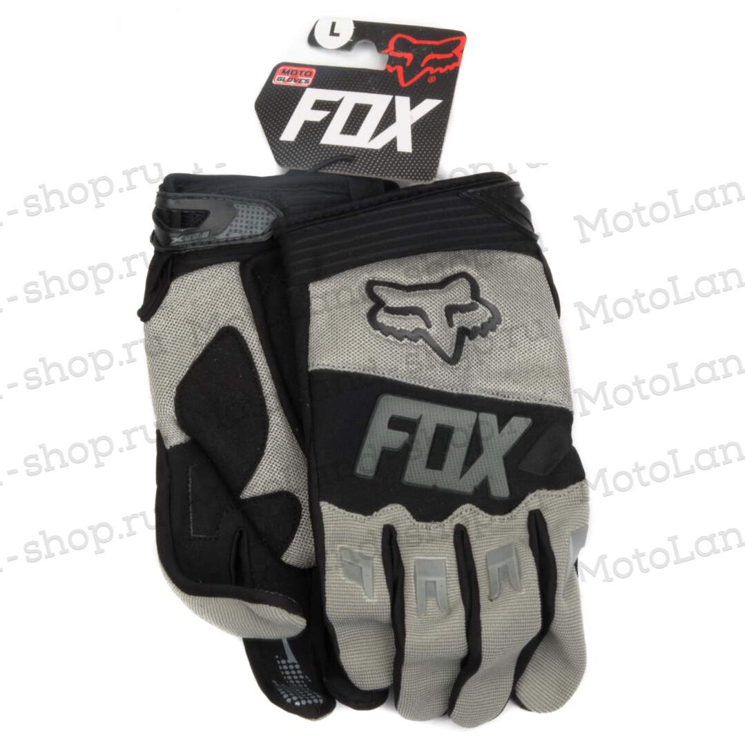 Перчатки мото FOX №13 Light gray (L) мотокросс