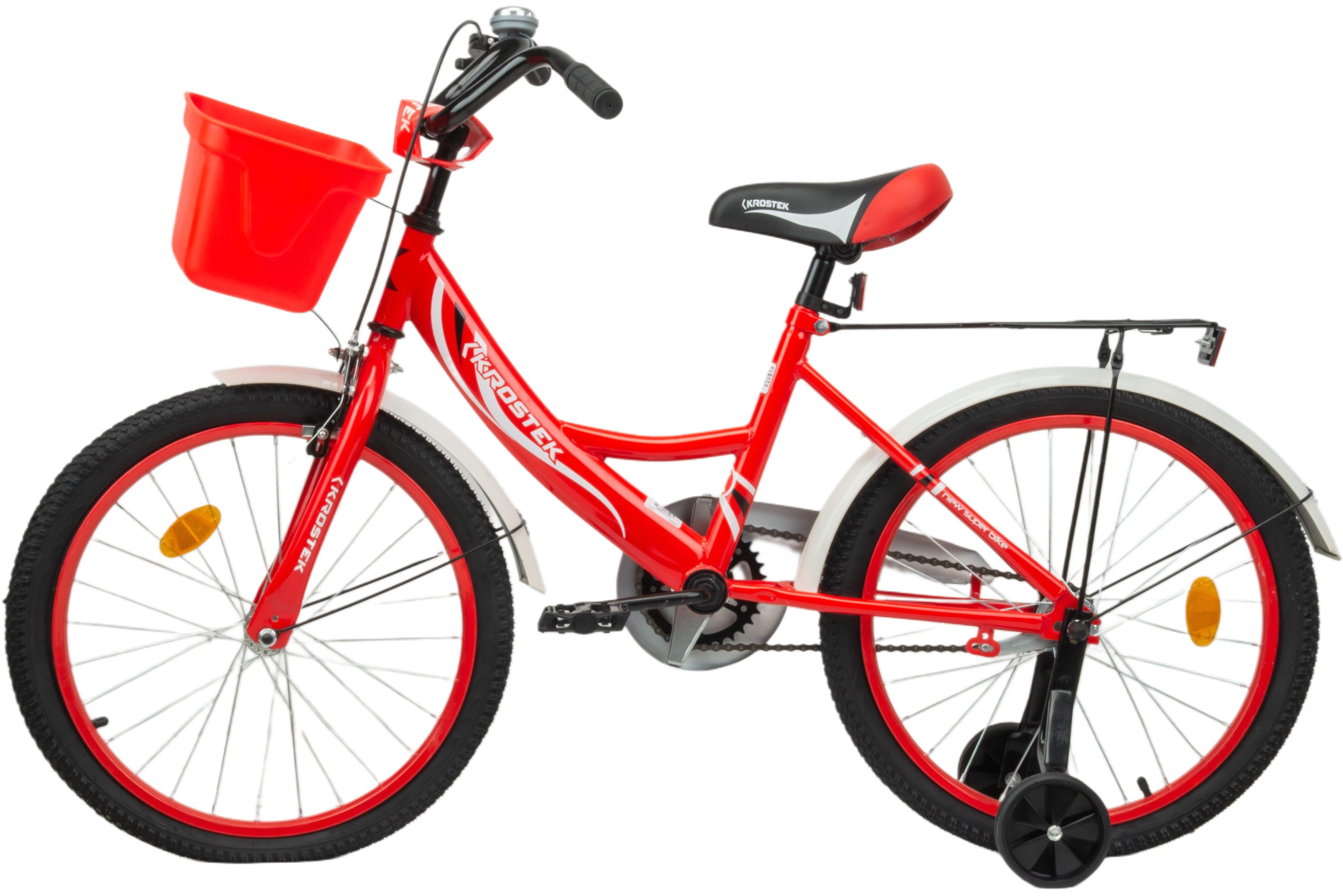 Велосипед 20" KROSTEK WAKE (красный)