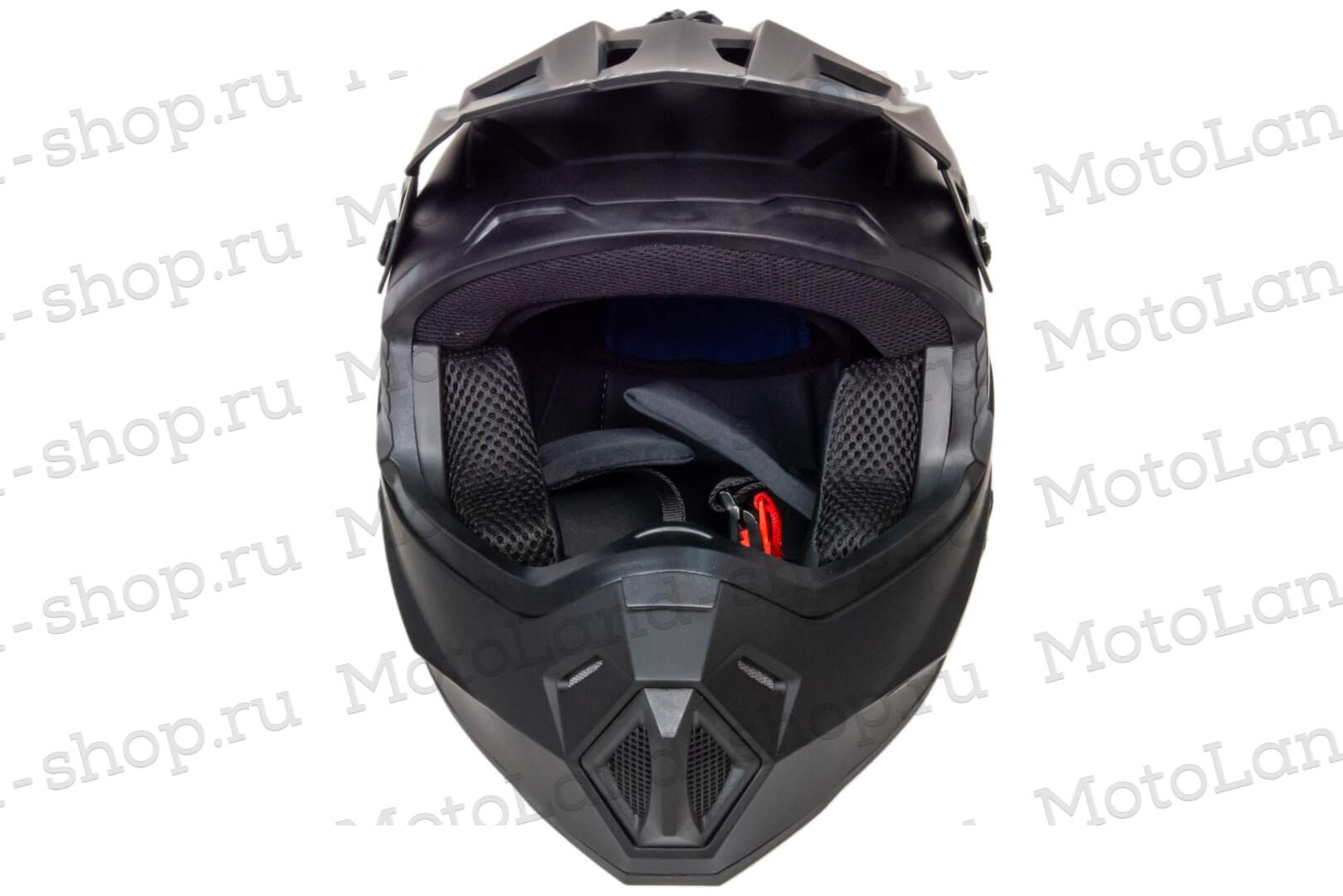 Шлем мото кроссовый HIZER J6801 №3 (M) matt black