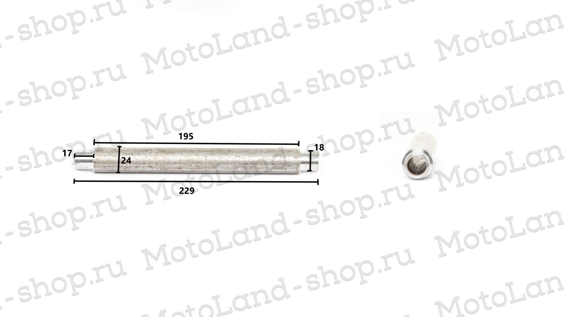 Втулка оси маятника 24х5х228 ATV ALL ROAD