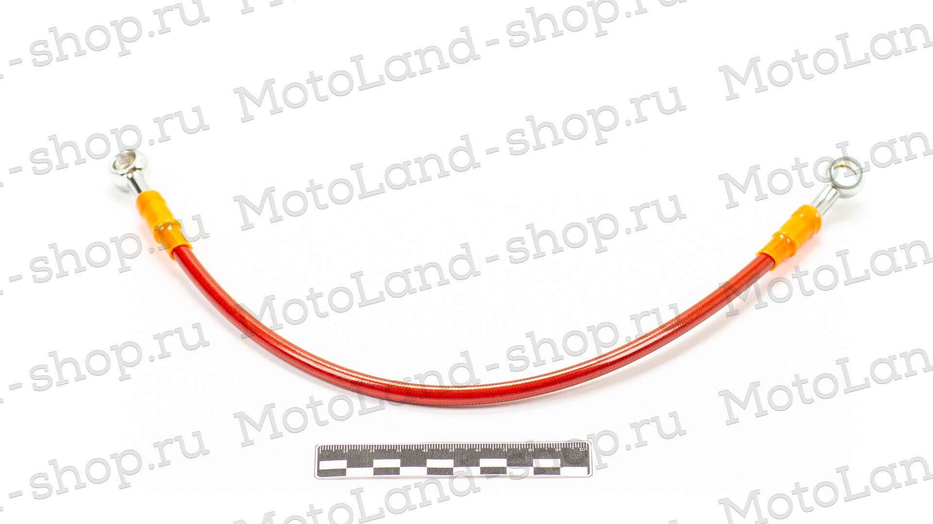 Шланг гидравлический тормозной (армированный) L= 400 d=10мм красный