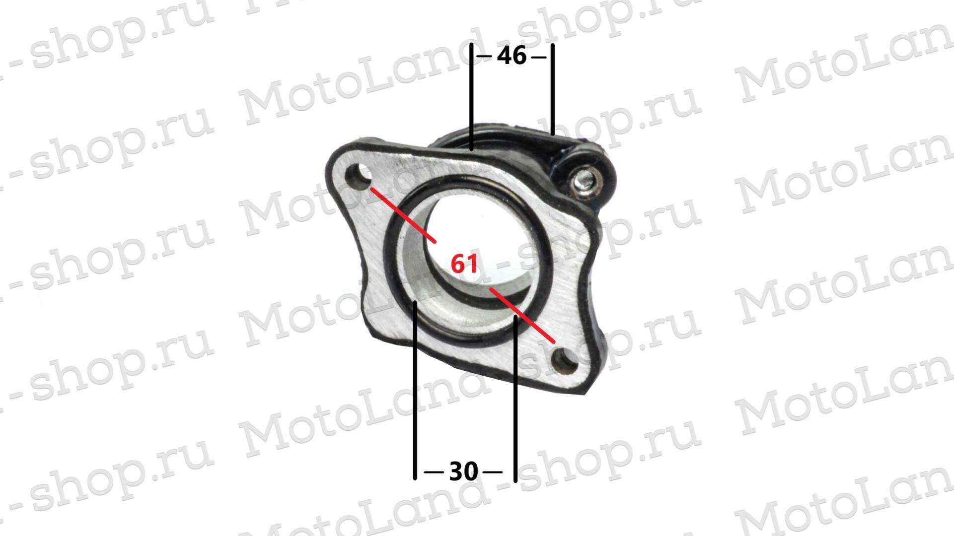 Патрубок впускной (металл) 166FMM (CGN250)