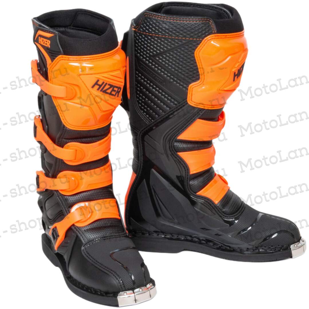 Мотоботинки HIZER X2401 orange (р. 43)