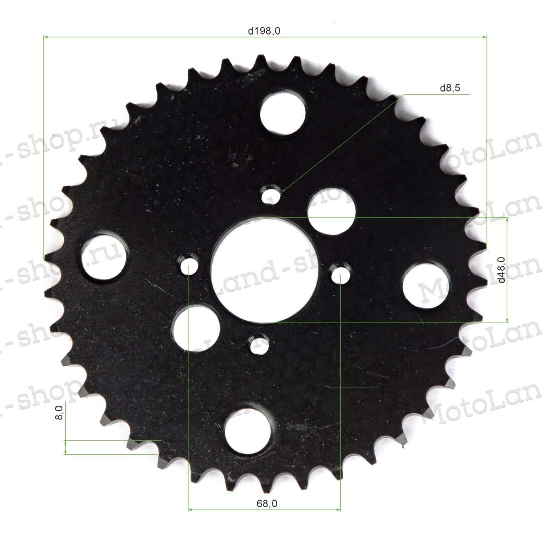 Венец, звезда ведомая 530-32-6 ATV ALL ROAD/ADVENTURE, 4х55х38