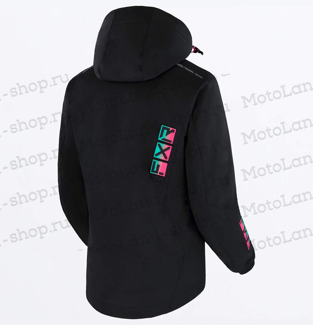 Куртка для снегохода (женская) FXR EVO FX №4 black (текстиль) (L)