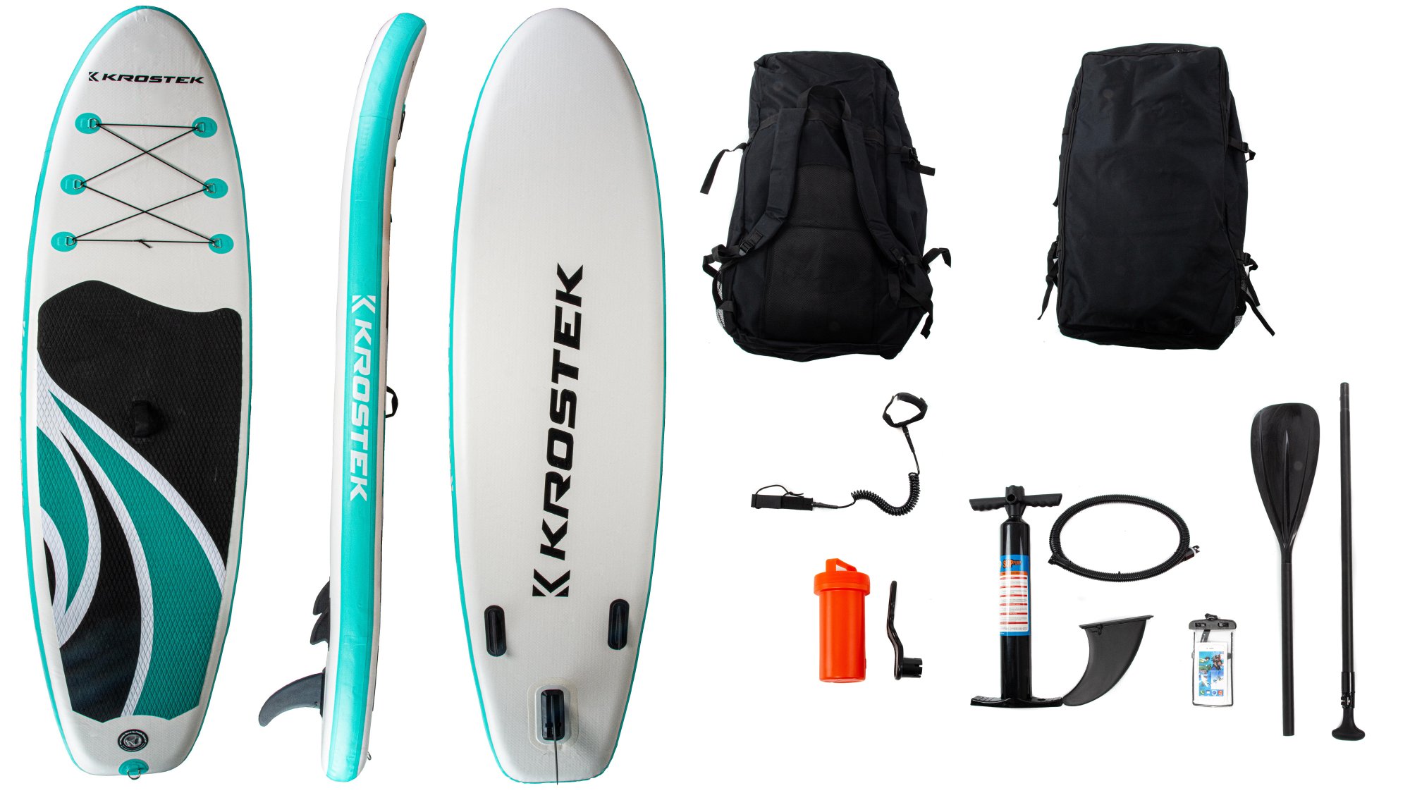 Sup-board двухслойный №3 Black/Light Blue (10.6FT)