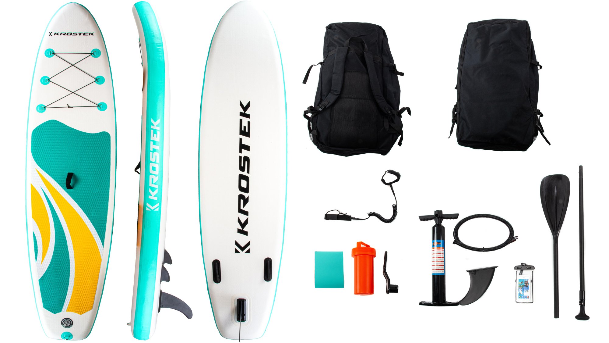 Sup-board двухслойный №4 Light Blue/Yellow (10.6FT)