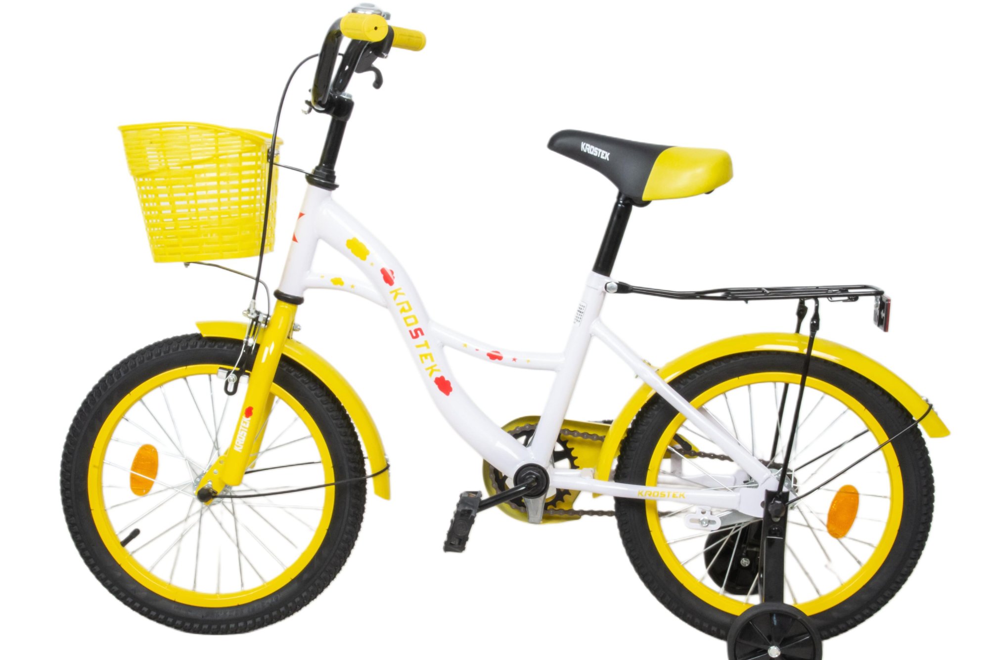 Велосипед 16" KROSTEK PLAY (желтый)