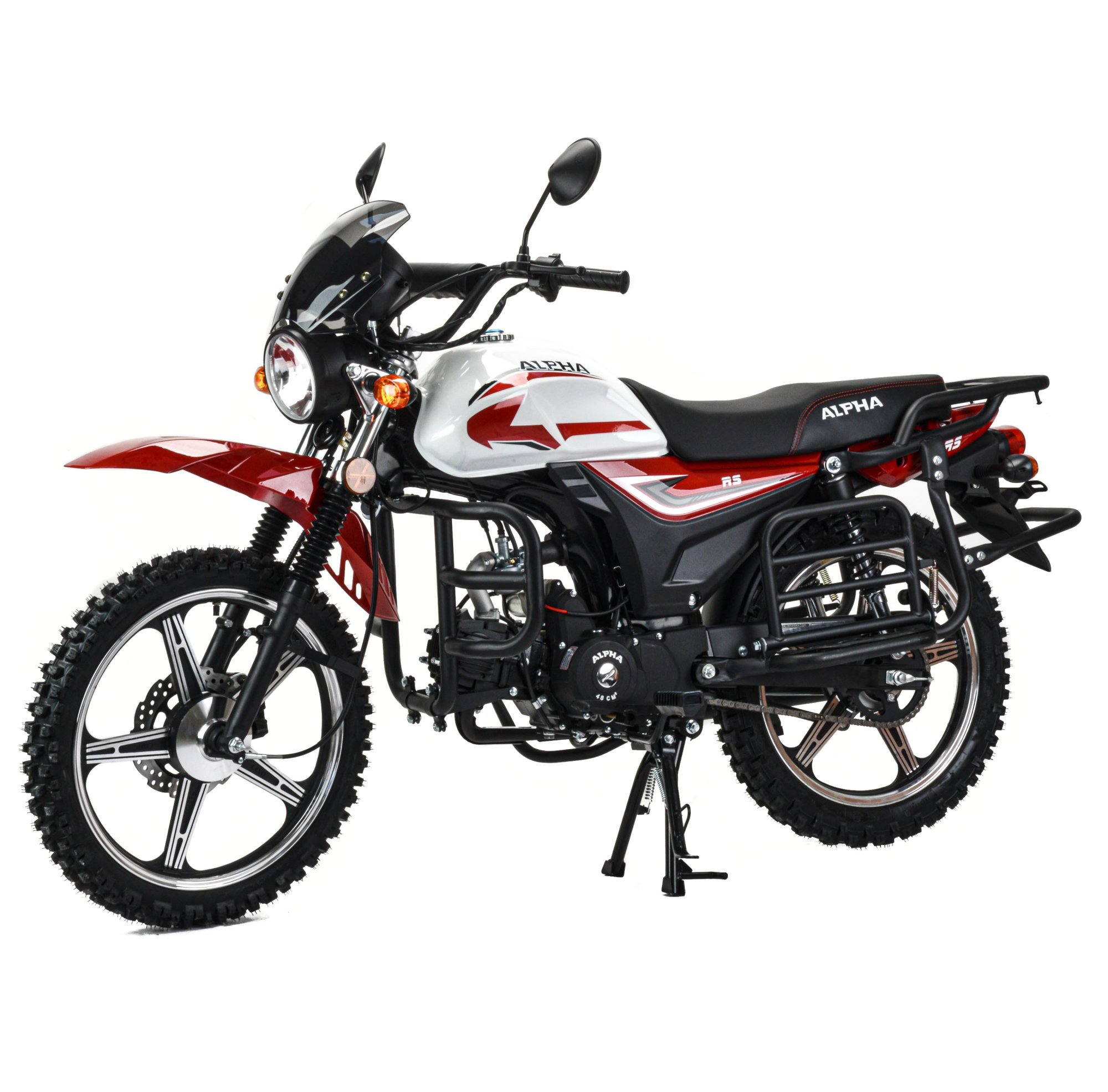 Мопед Motoland Альфа RS Forester 11 (LM48-B) красный (A)