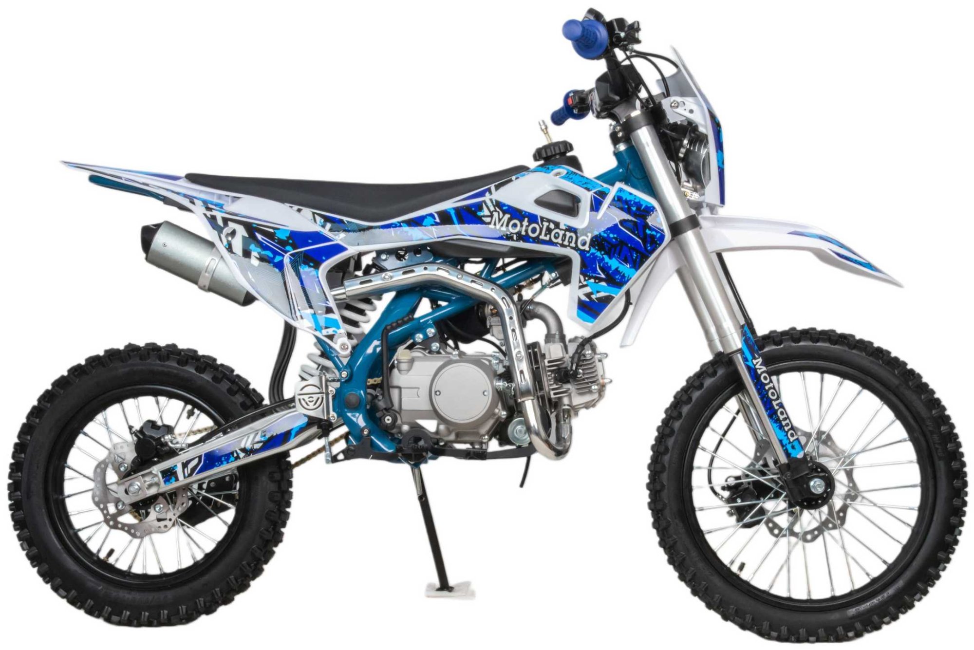 Питбайк  Motoland TCX125 E 17/14 синий NEW