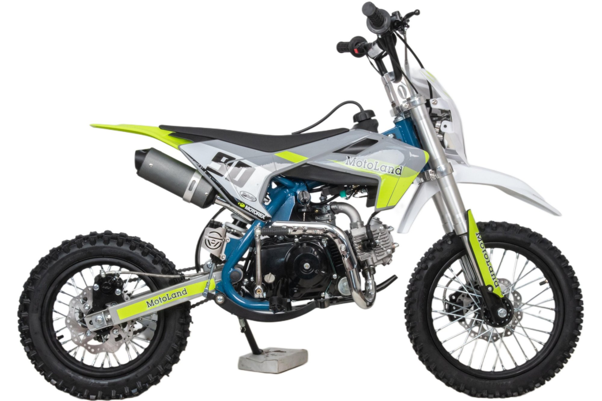 Питбайк  Motoland TCX125 E 14/12 +фара зеленый